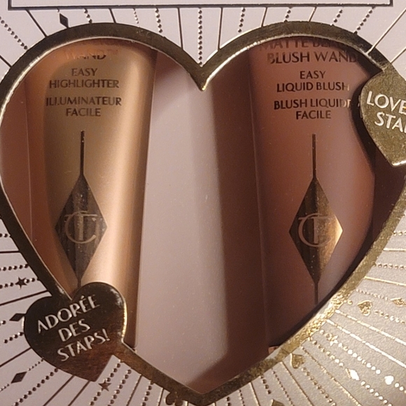 NWT Charlotte Tilbury Pillow Talk Iconic Blush and Glow Kit Mini/Travel Wands - Picture 15 of 15